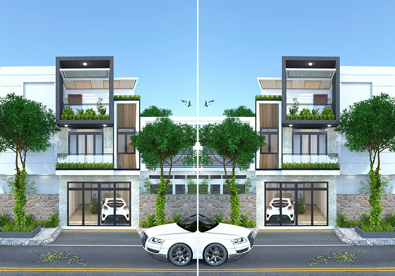 sơn nhà trọn gói 3 tầng