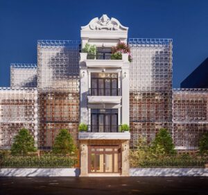 sơn nhà trọn gói 4 tầng