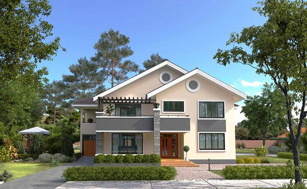 sơn nhà trọn gói thấp tầng