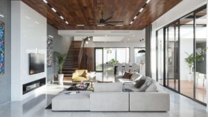 sơn phòng khách chung cư