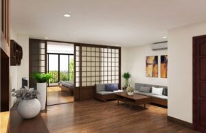 Sơn phòng khách Nhật Bản
