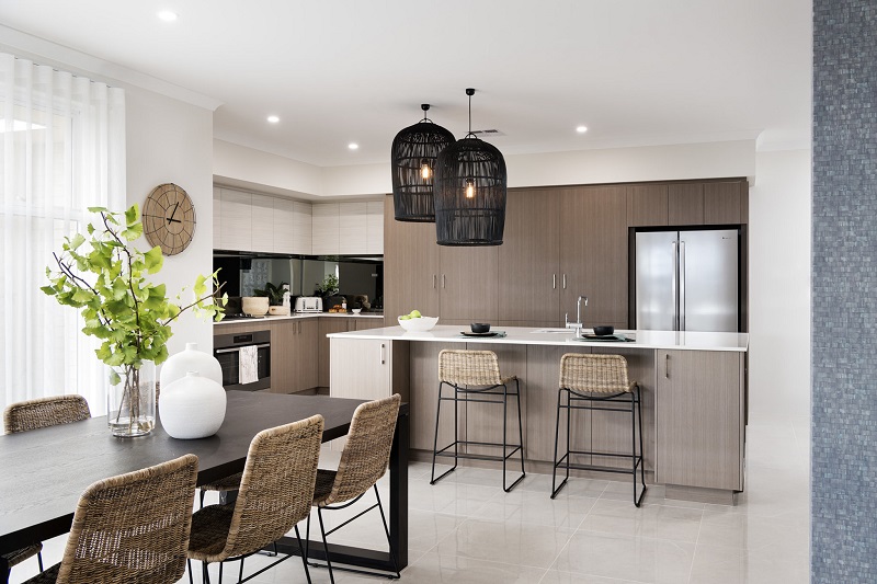 nhà bếp biệt thự