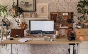 Phòng làm việc đơn giản