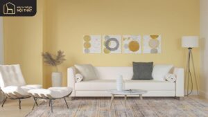 Sơn Phòng Khách Màu Vàng Nhạt