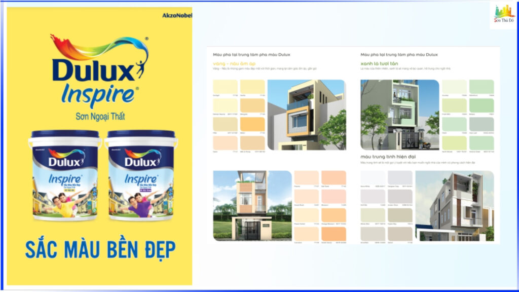 Bảng Màu Sơn Dulux Ngoài Trời