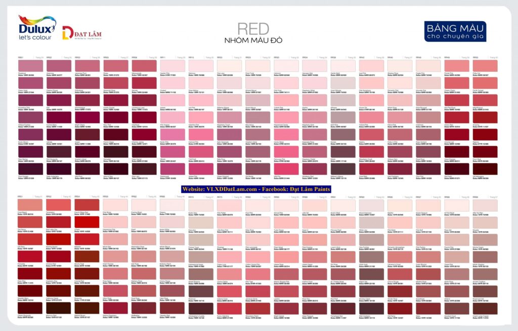 Mã Màu Sơn Dulux Trong Nhà 