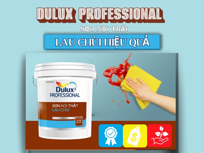 Sơn Dulux Lau Chùi Hiệu Quả
