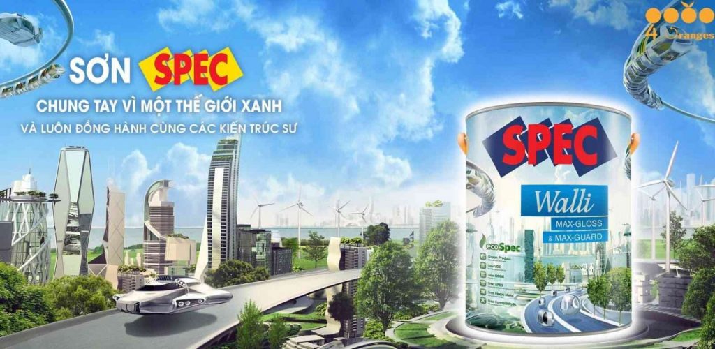 Bảng màu sơn nhà Spec trọn gói