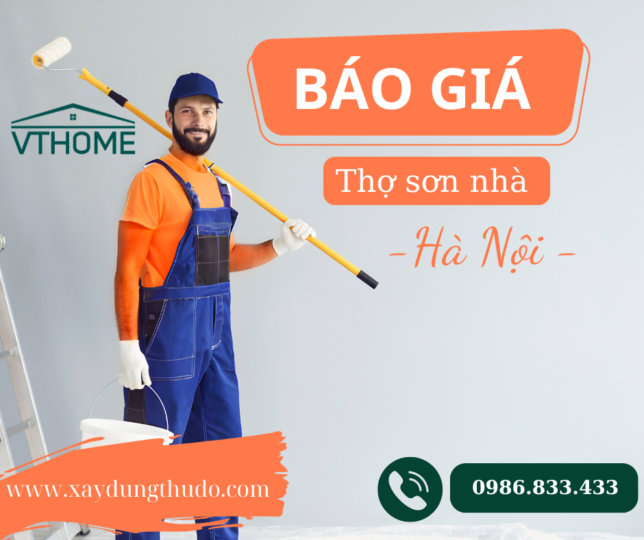 Báo giá dịch vụ sơn nhà Vthome