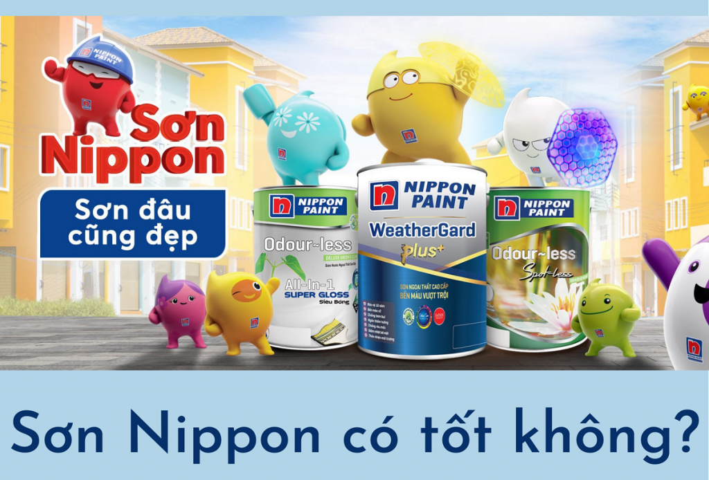 báo giá sơn nhà Nippon trọn gói