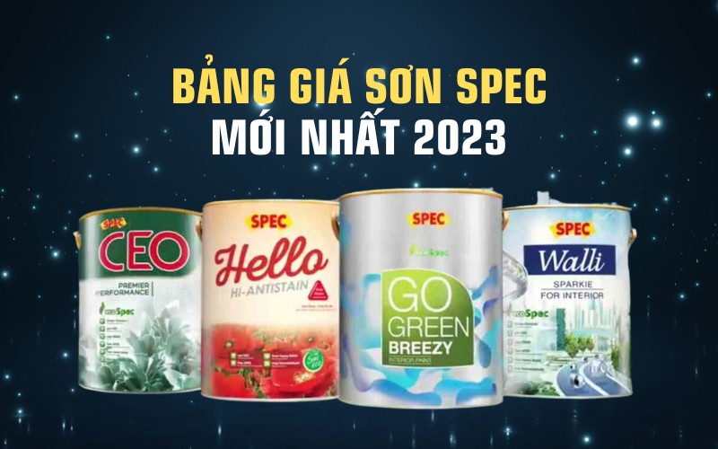 báo giá sơn nhà Spec trọn gói